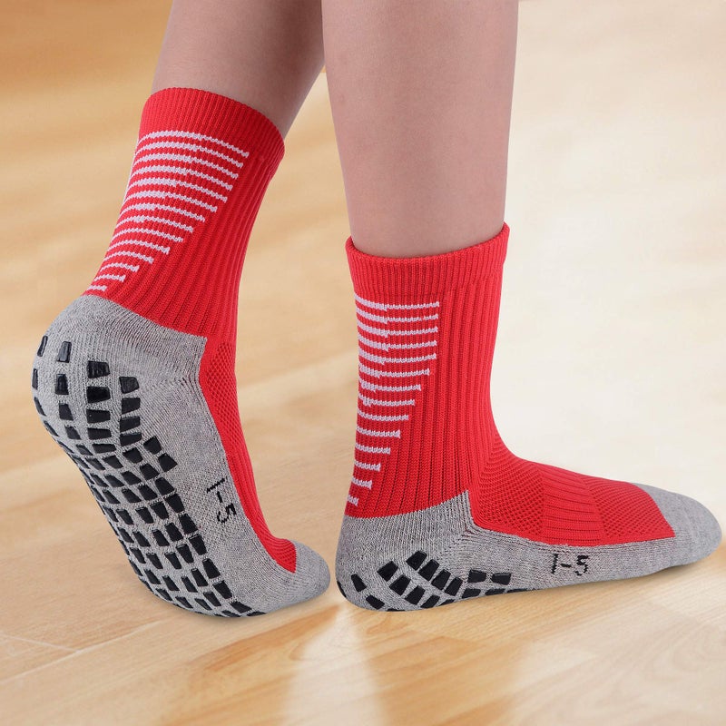 JHM Kids Slipper Hospital Grip Athletic Sport Sockcs For Kids Youth Baby Boys Girls - Image 5